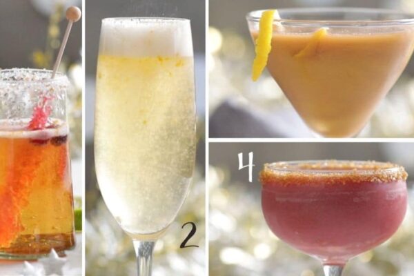 4 New Year’s Eve Cocktails in 5 Minutes!, homemade and freshly served