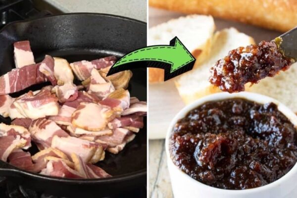 Easy Homemade Bacon Jam, homemade and freshly served