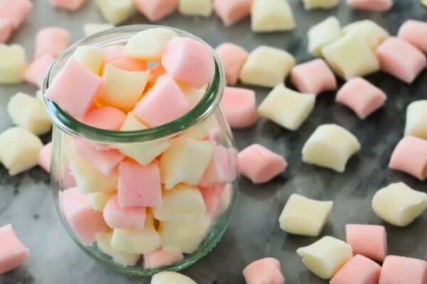 Easy Homemade Butter Mints, homemade and freshly served