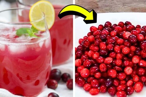 Easy Homemade Cranberry Juice, homemade and freshly served