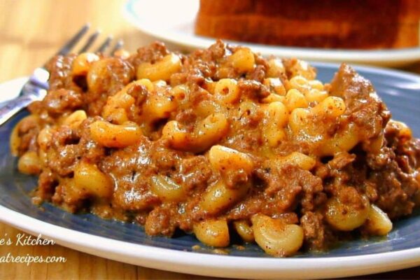 Easy Homemade Hamburger Helper, homemade and freshly served