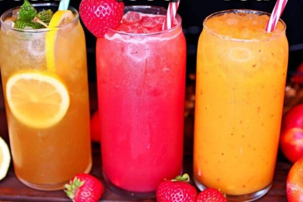3 Easy & Refreshing Iced Tea Recipes, homemade and freshly served