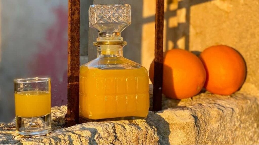Easy 5-Ingredient Homemade Orange Liqueur, homemade and freshly served