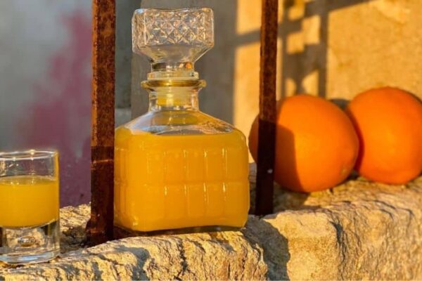 Easy 5-Ingredient Homemade Orange Liqueur, homemade and freshly served