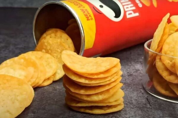 Easy Homemade Pringles Potato Chip, homemade and freshly served