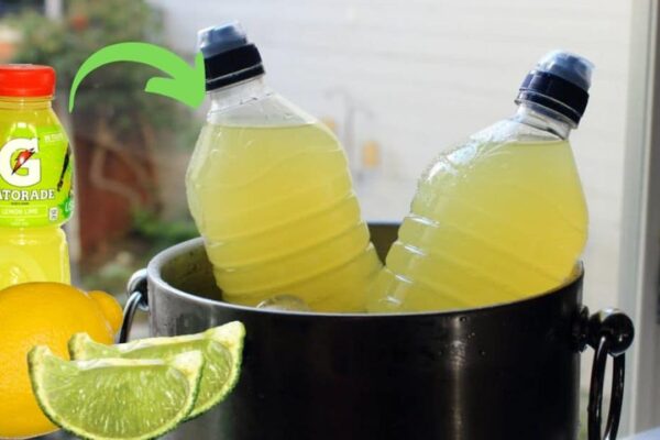 Easy Homemade Sports Drink, homemade and freshly served
