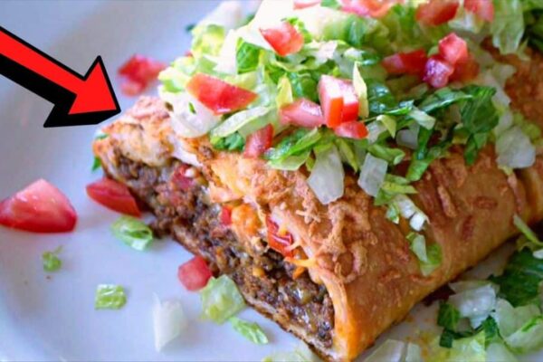 Easy Homemade 30-Minute Taco Braid, homemade and freshly served