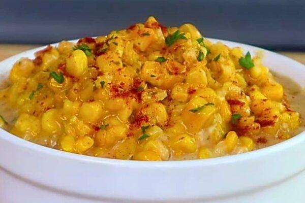 Easy Honey Butter Baked Corn, homemade and freshly served