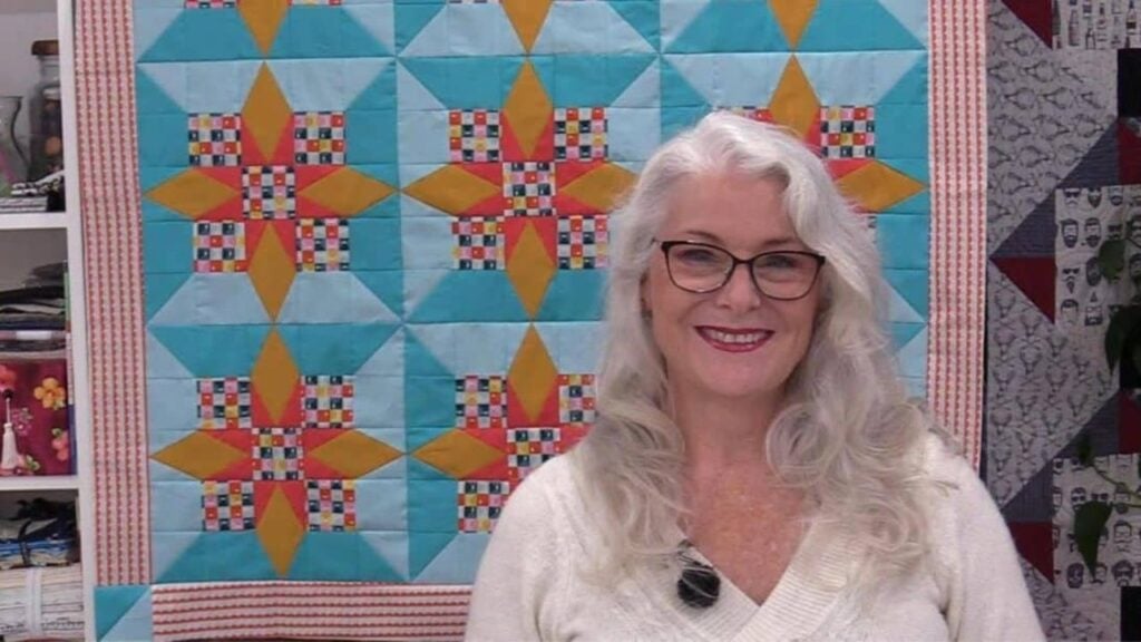 Finished Easy Illusion Quilt, a completed DIY project
