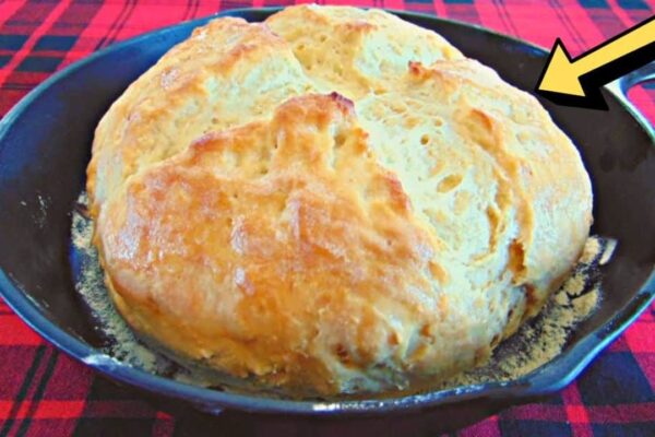 4-Ingredient No-Fail Irish Soda Bread, homemade and freshly served