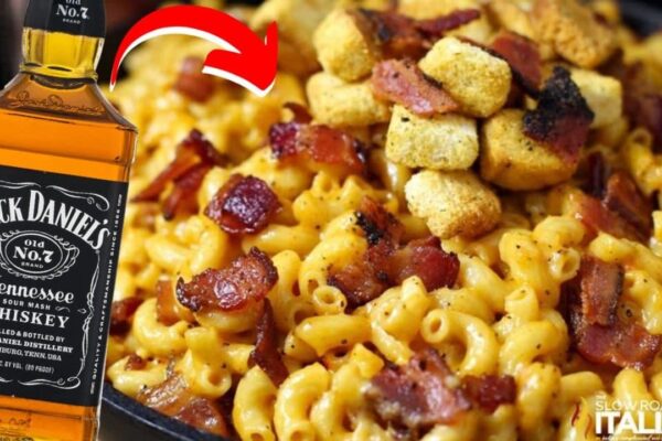 Easy Jack Daniel’s Mac & Cheese, homemade and freshly served