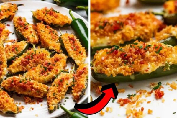 Easy Jalapeño Poppers, homemade and freshly served