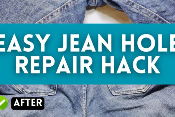 How to Repair a Hole Between the Legs of the Jeans