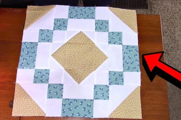 Finished a Jewel Box Quilt Block, a completed DIY project