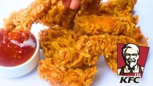 Easy KFC-Style Crispy Chicken Tenders, homemade and freshly served