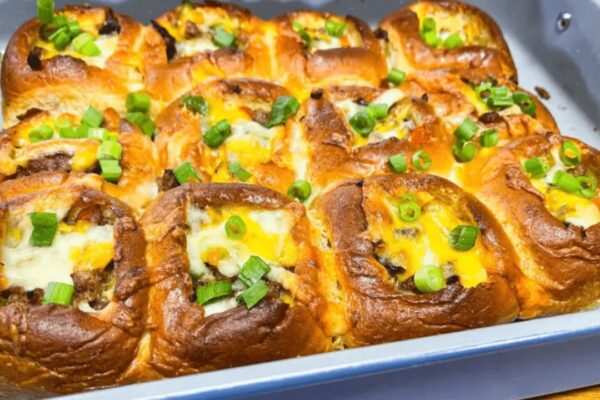 Easy King's Hawaiian Roll Egg Bites, homemade and freshly served