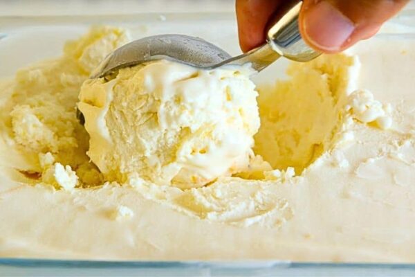 3-Ingredient Lemon Ice Cream (No Ice Cream Machine Needed), homemade and freshly served