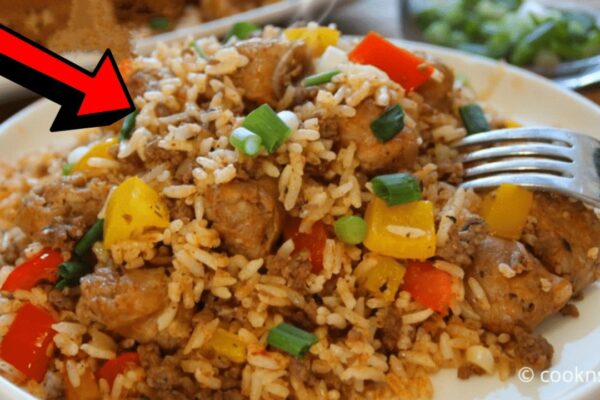 Easy Louisiana Dirty Rice, homemade and freshly served