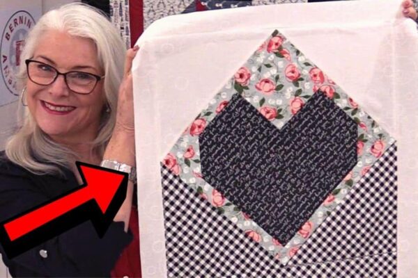 Finished Lovely Envelope Quilt, a completed DIY project