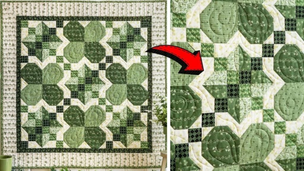 Finished Easy Lucky Charms Wall Hanging Quilt, a completed DIY project