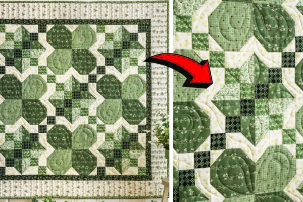 Finished Easy Lucky Charms Wall Hanging Quilt, a completed DIY project