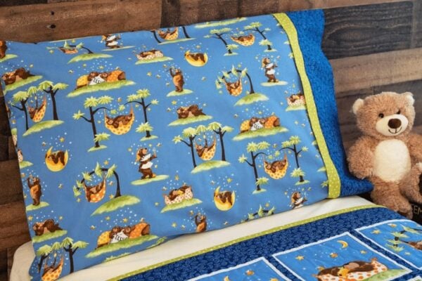 Finished a Magic Pillowcase Using Directional Fabric, a completed DIY project