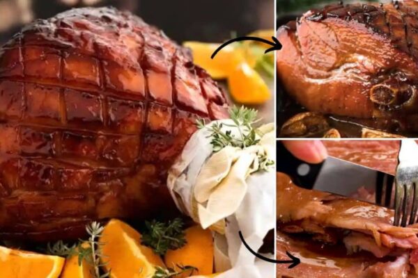 Easy Maple-Glazed Ham For Holiday, homemade and freshly served