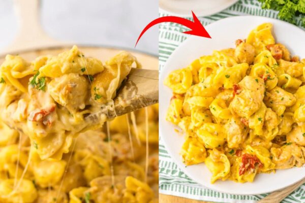 Easy Marry Me Chicken Tortellini, homemade and freshly served