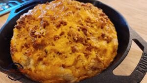 Ultimate Meatloaf Potato Casserole, homemade and freshly served