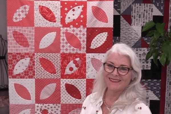 Finished Easy Melon Quilt for Beginners, a completed DIY project