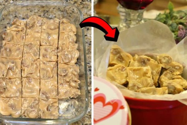 Easy Microwave New Orleans Praline Pecan Candy, homemade and freshly served