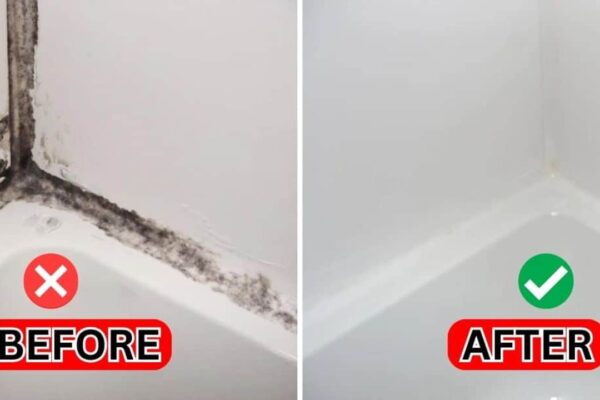 Easy Moldy Caulk Cleaning Hack