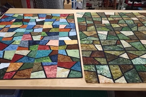 Finished Donna’s Easy Mosaic Quilt (with Free Pattern), a completed DIY project