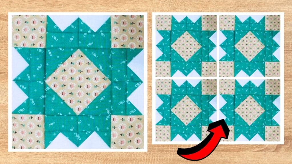 Finished a Mountain Meadows Quilt Block, a completed DIY project