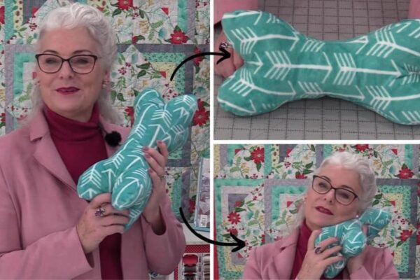 Finished Beginner-Friendly Neck Pillow Sewing, a completed DIY project
