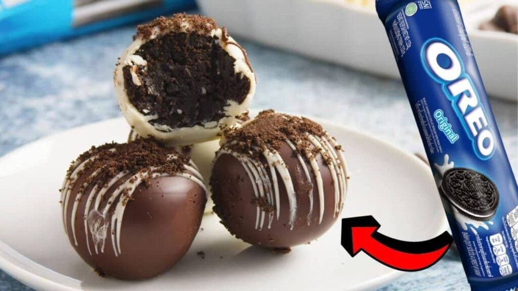 5-Ingredient No-Bake Oreo Truffles, homemade and freshly served