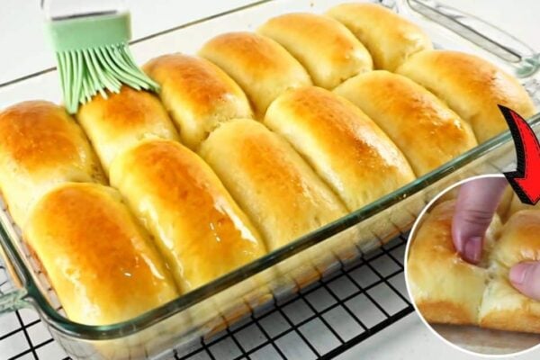 Easy No-Knead Overnight Milk Bread, homemade and freshly served