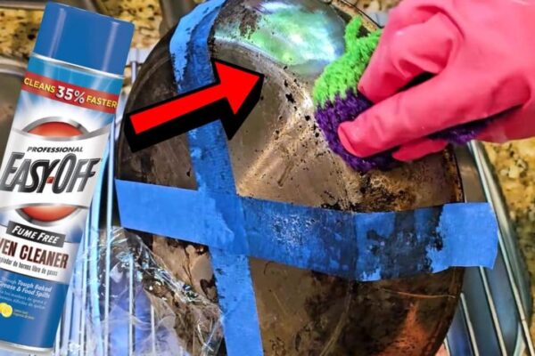 Finished Easy No-Scrub Burnt Pan Cleaning Hack, a completed DIY project