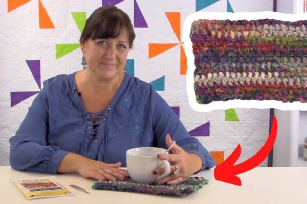 Finished Easy No Sew Rag Rug, a completed DIY project