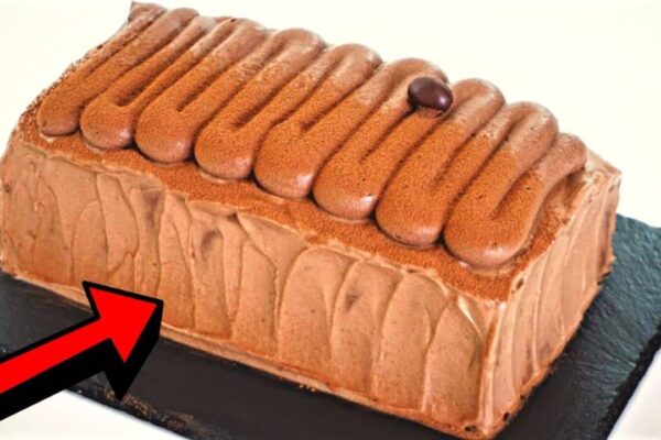 Easy One-Bowl Mocha Cake, homemade and freshly served