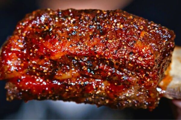 Easy Oven Baked Beef Short Ribs, homemade and freshly served
