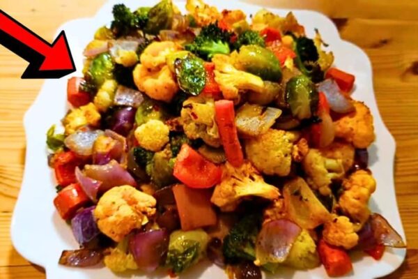 Easy and Scrumptious Oven-Roasted Vegetables, homemade and freshly served
