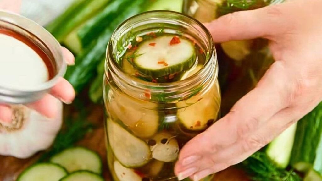 Easy Overnight Refrigerator Pickles