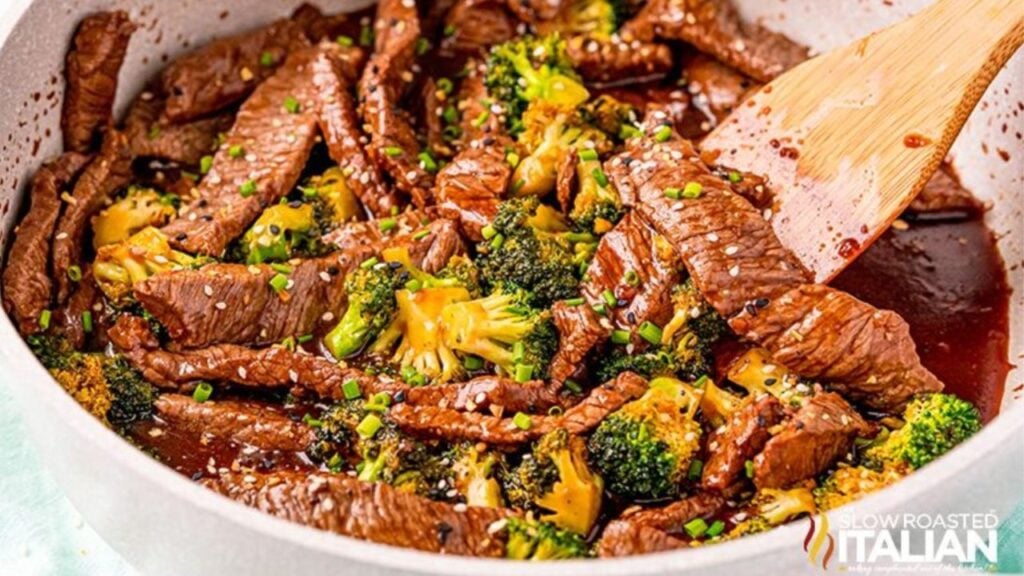 Panda Express Copycat Beef & Broccoli, homemade and freshly served