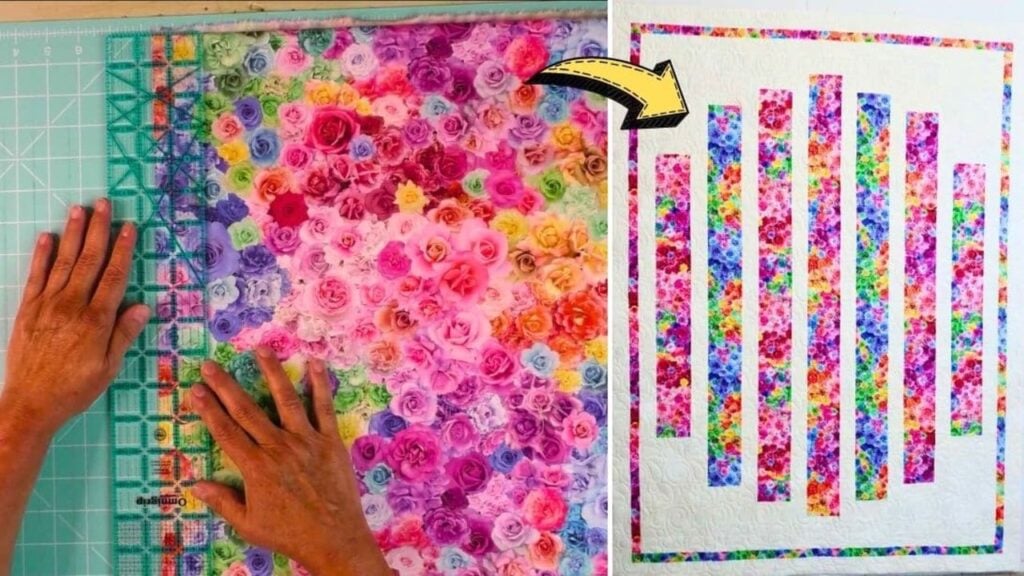 Finished Super Simple Beginner-Friendly Parfait Quilt, a completed DIY project