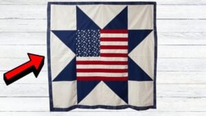 Finished 4th of July Star Spangled Wall-Hanging Quilt, a completed DIY project