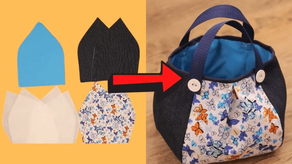 Finished Easy Patterned Handbag, a completed DIY project
