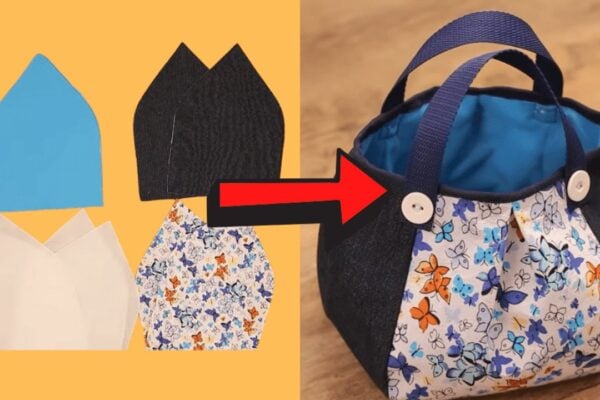 Finished Easy Patterned Handbag, a completed DIY project