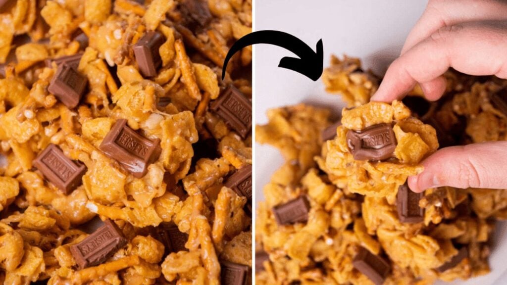 Easy Crunchy Peanut Butter Frizzles, homemade and freshly served