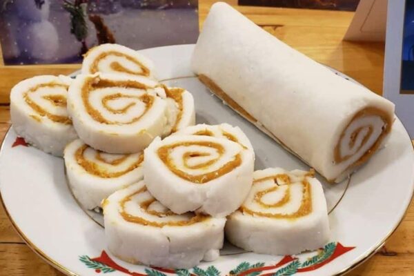 6-Ingredient Peanut Butter Pinwheels Candy, homemade and freshly served